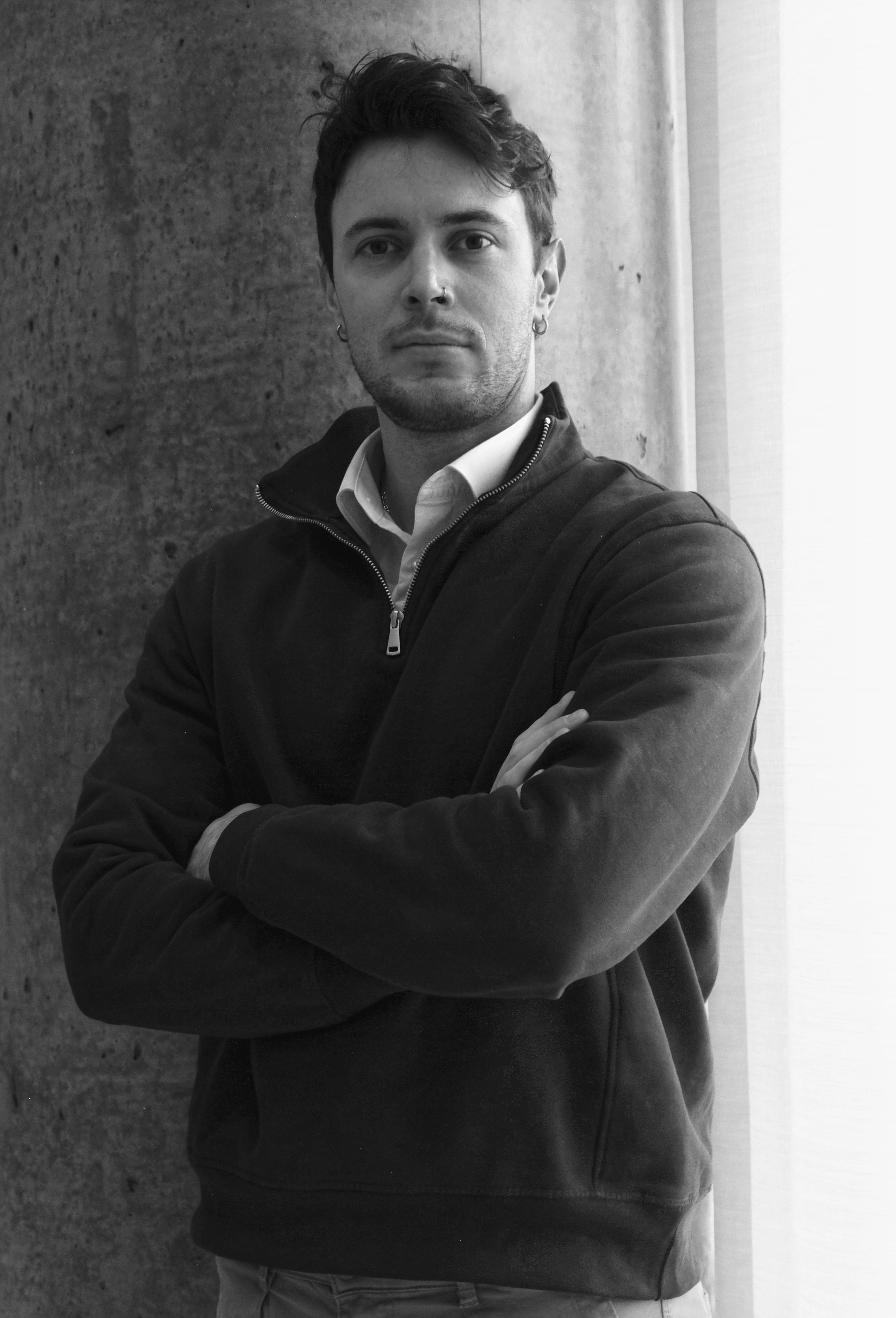 Portrait of the founder of mnmale studio